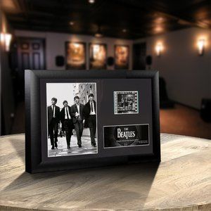 The Beatles 35mm Film Cell Display FRAMED Brand New Factory Sealed!